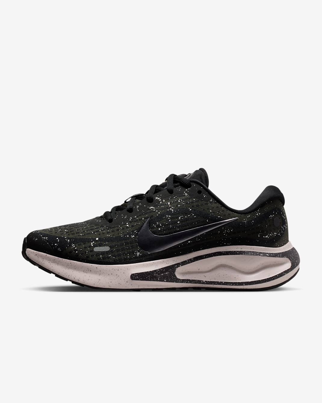 Nike Journey Run Women's Road Running Shoes - Black/Metallic Silver/Cave Purple/Metallic Dark Grey