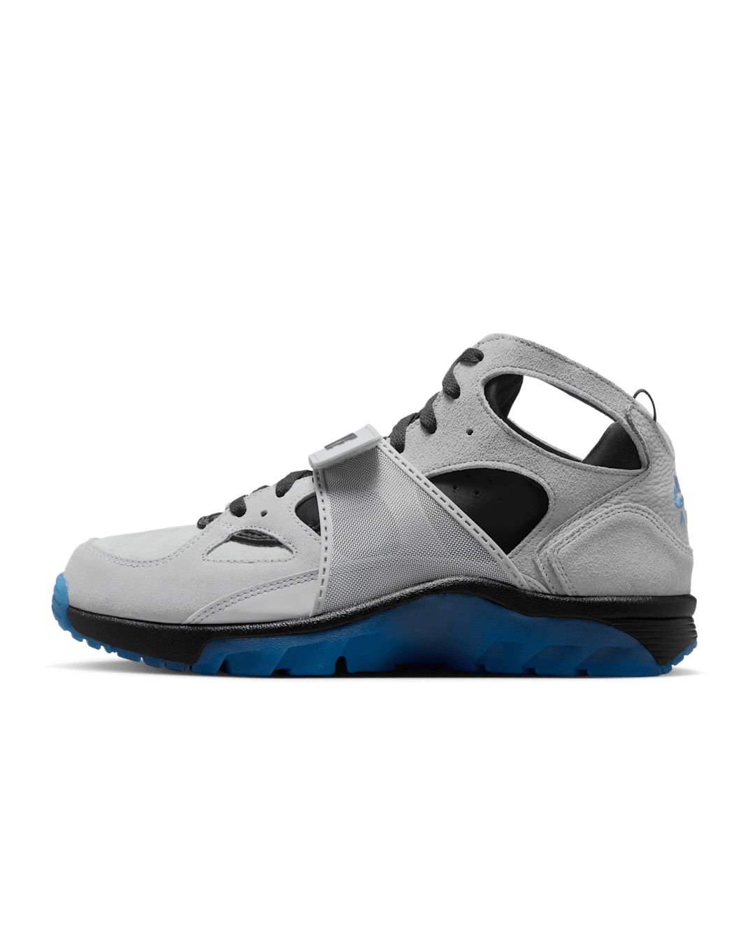 รองเท้า Nike Air Trainer Huarache - Wolf Grey/ดำ/Metallic Silver/Star Blue