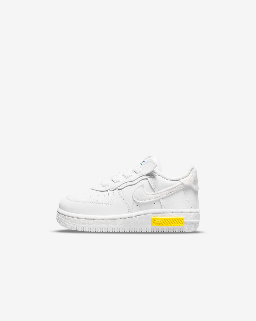 Nike Force 1 Fontanka 嬰幼兒鞋款 - 白色/白色/Opti Yellow/白色