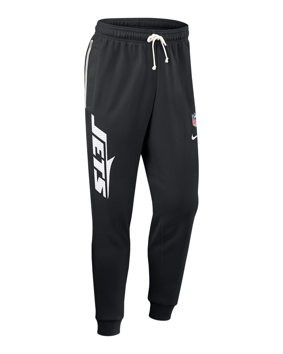 Pants Nike Dri-FIT de la NFL de pierna entallada para hombre New York Jets Ground Game Sideline - Negro