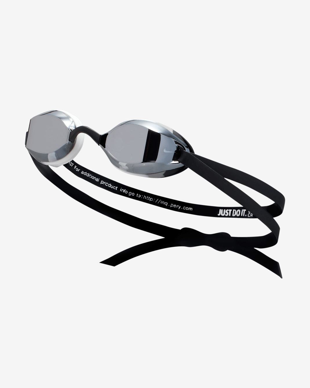 Goggles espejeados para niños talla grande Nike Legacy - Plata/Gris humo claro/Negro/Blanco