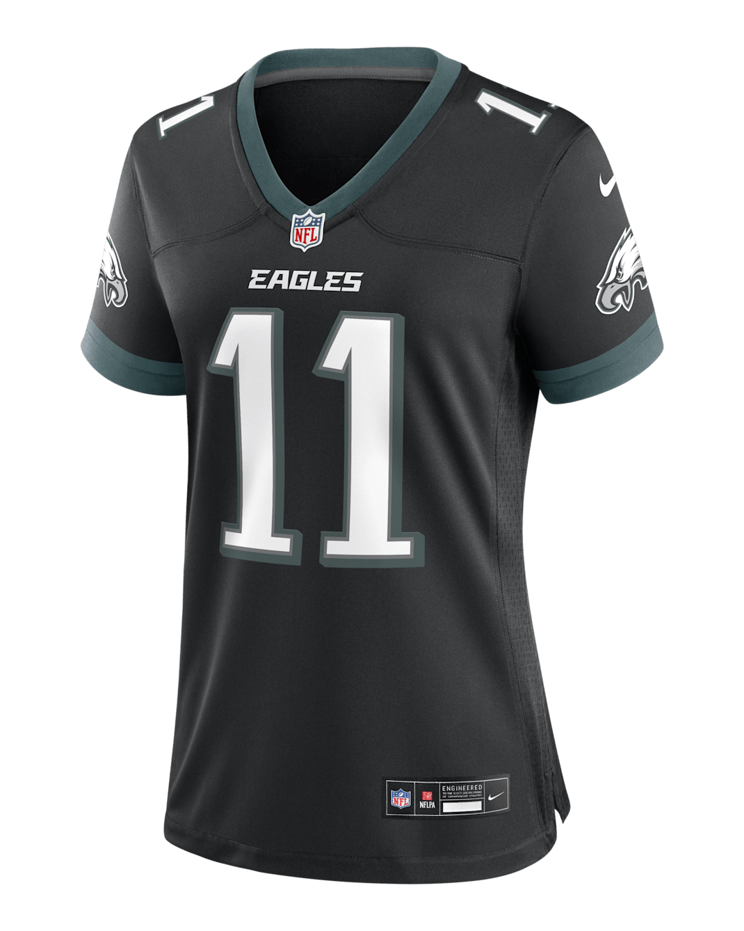 A.J. Brown Philadelphia Eagles Women’s Nike NFL Game Jersey - Black