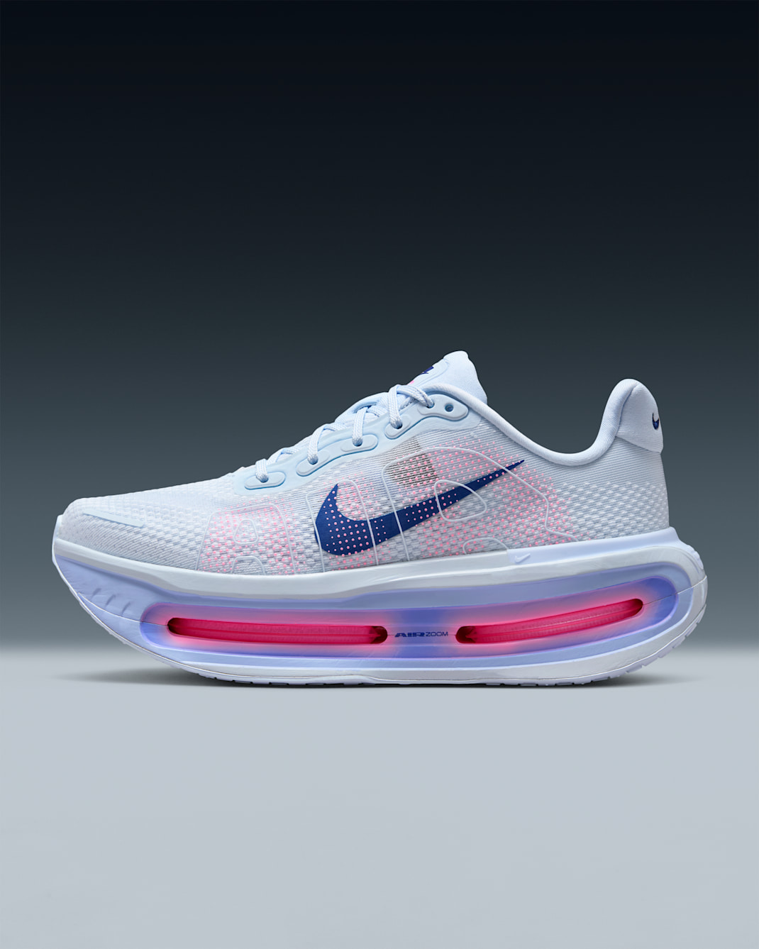 Scarpa da running su strada Nike Vomero Premium – Donna - Blue Tint/Aluminum/Pink Spell/Deep Royal Blue