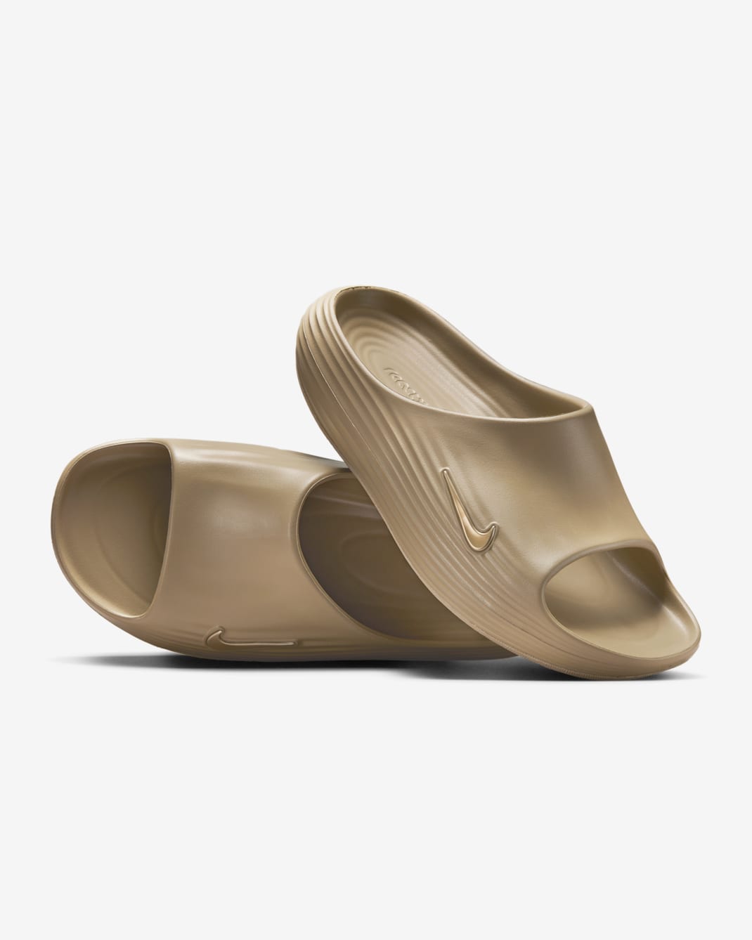 Nike ReactX Rejuven8 Men's Slides - Khaki/Khaki/Khaki