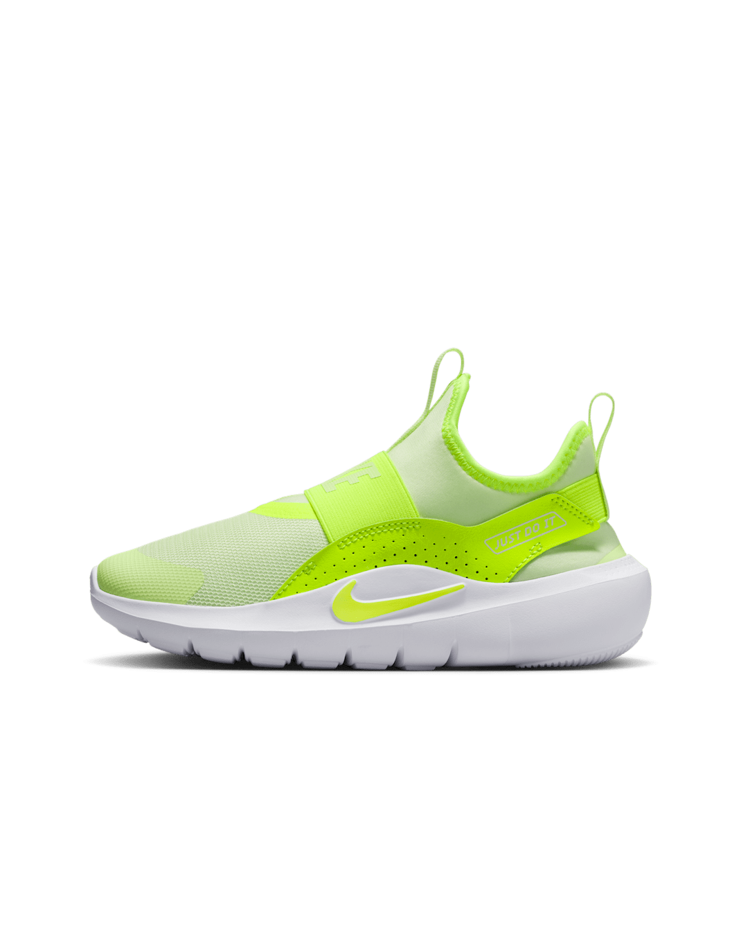 Nike Flex Runner 4 Older Kids' Running Shoes - Barely Volt/White/Volt