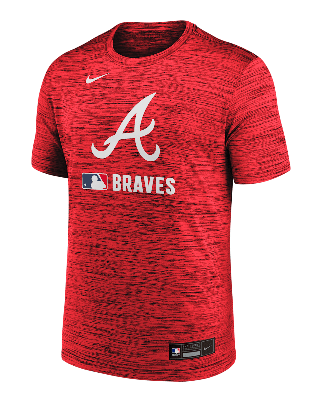 Atlanta Braves Authentic Collection Velocity Men's Nike Dri-FIT MLB T-Shirt - Red