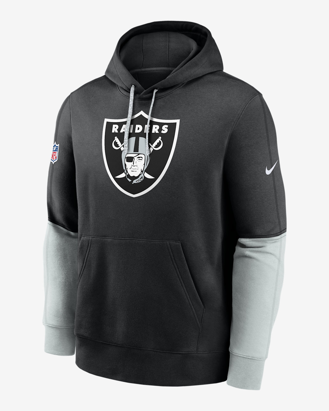 Las Vegas Raiders Sideline Team Issue Club Men's Nike NFL Pullover Hoodie - Black