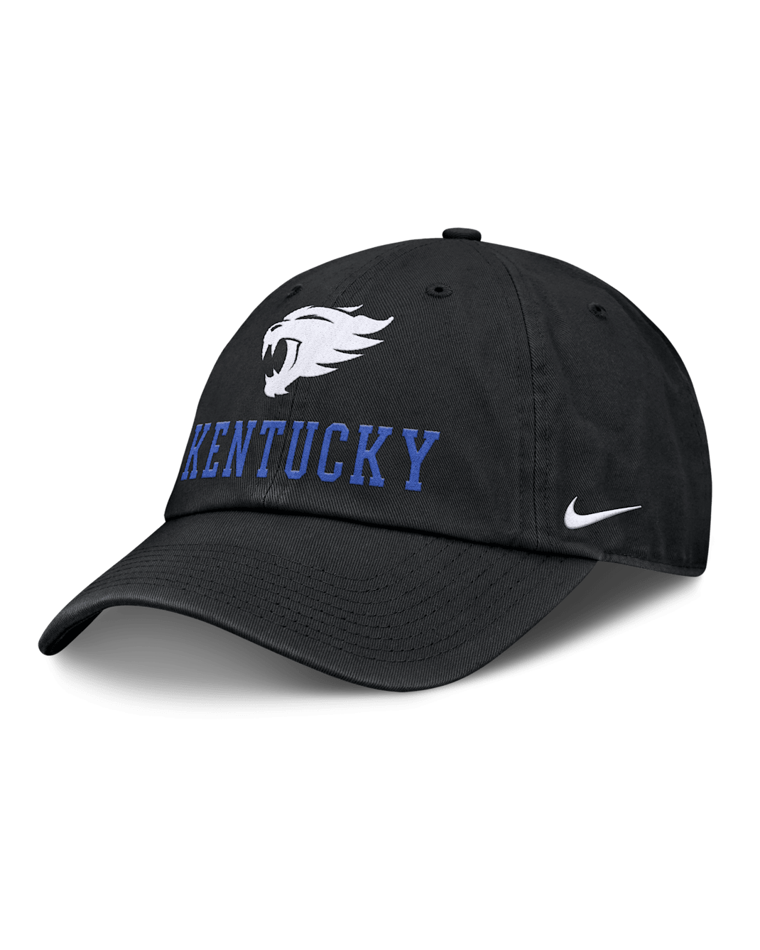 Gorra universitaria Nike ajustable para hombre Kentucky Sideline Club Gameday - Negro