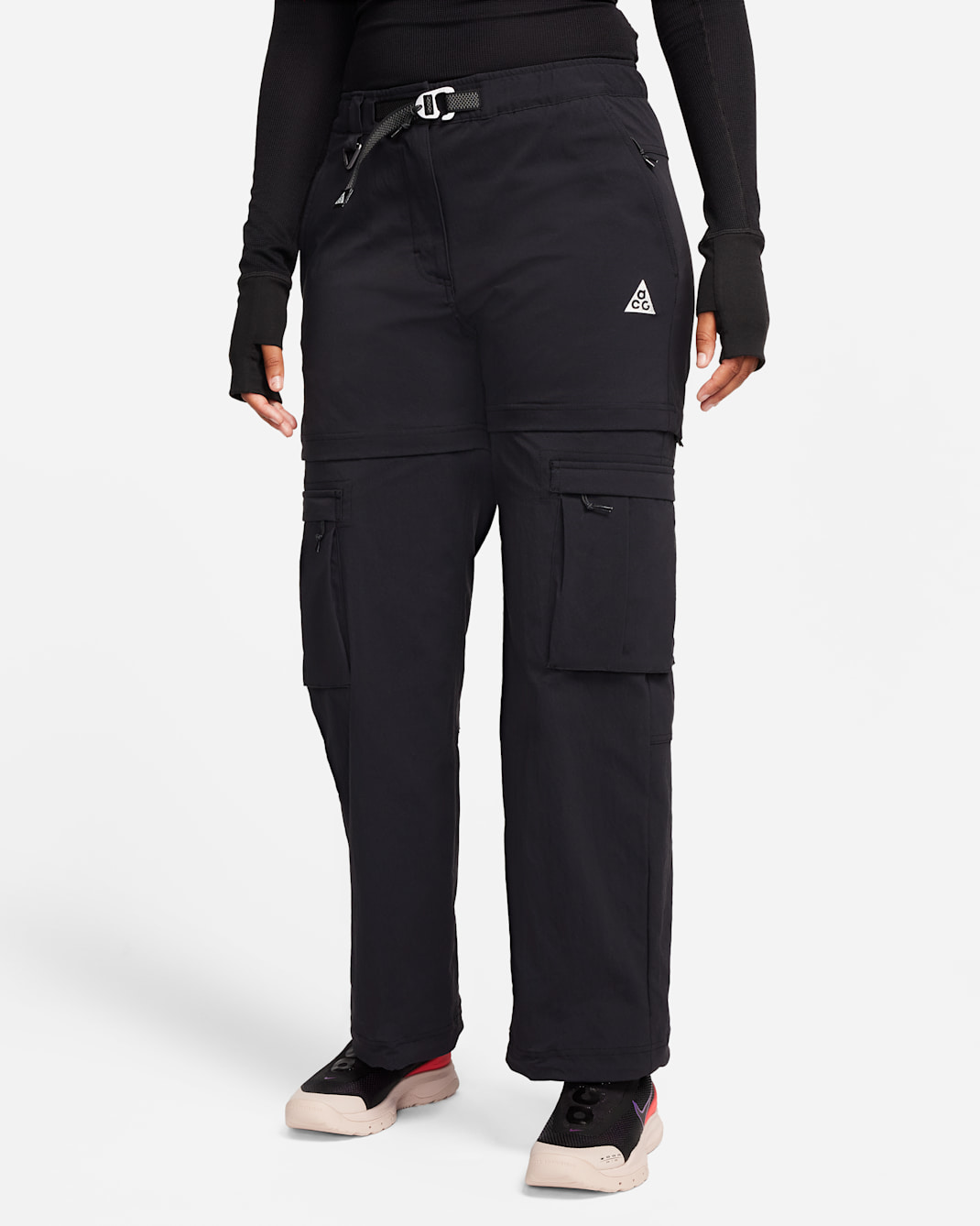 Calças com fecho Nike ACG "Smith Summit" para mulher - Preto/Branco Summit