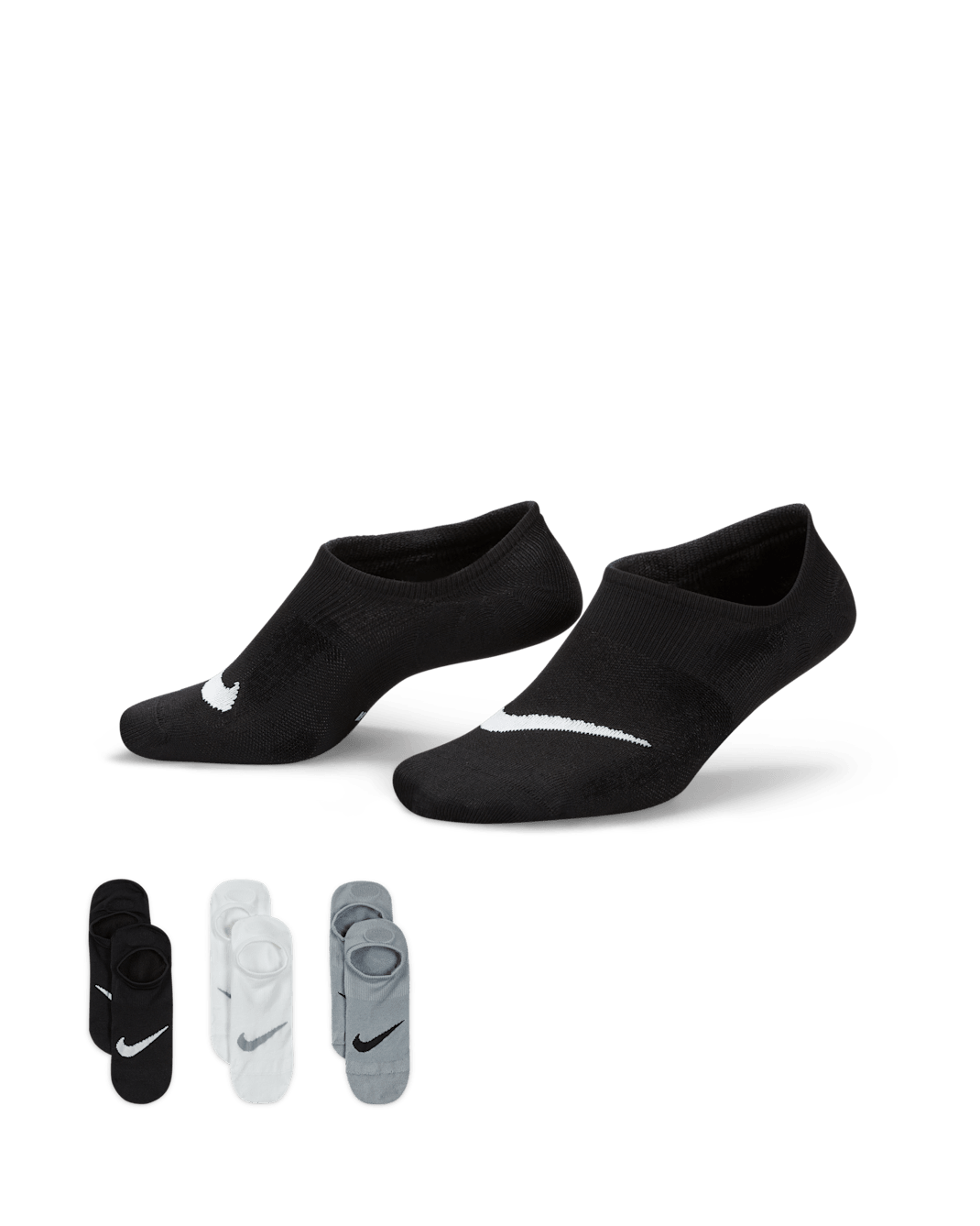 Nike Everyday Plus Lightweight 女款訓練船襪 (3 雙) - 多種顏色
