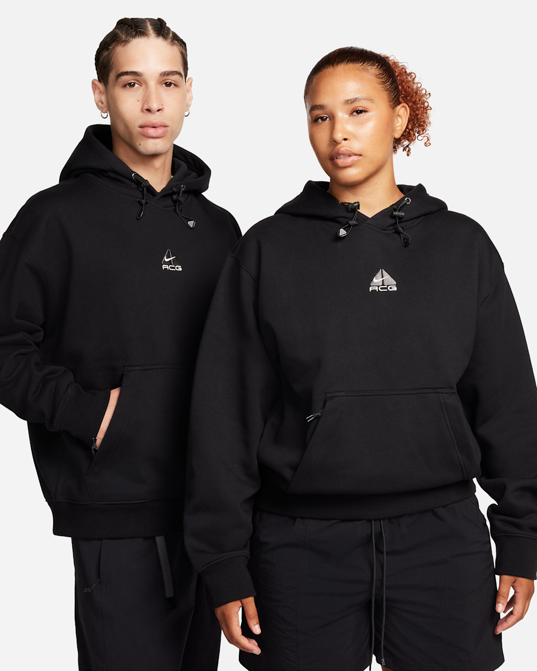 Nike ACG Therma-FIT Fleece-Hoodie - Schwarz/Anthracite/Summit White