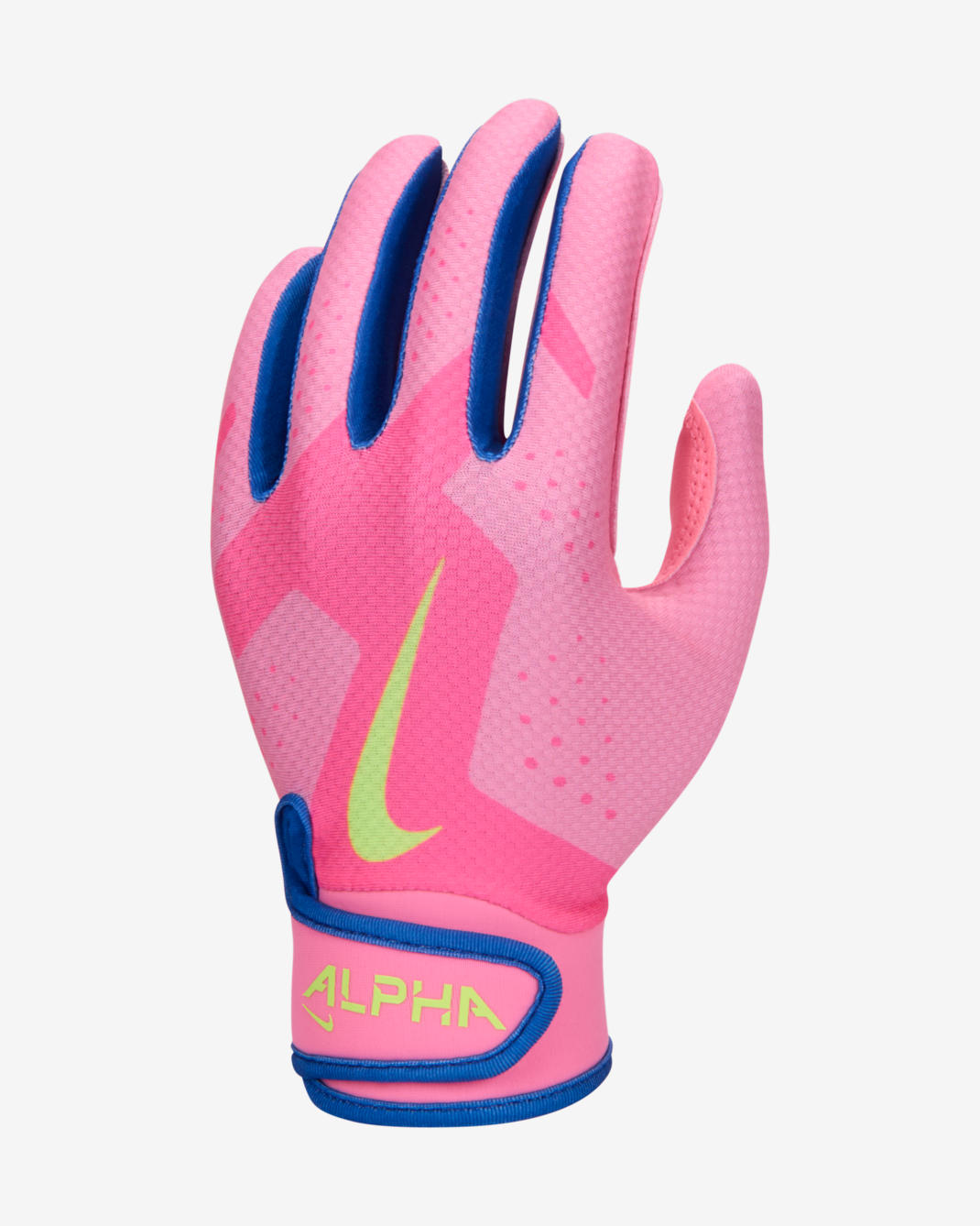 Nike Alpha 2.0 Kids' T-Ball Batting Gloves - Pink Pow/Pink Beam/Volt Ice