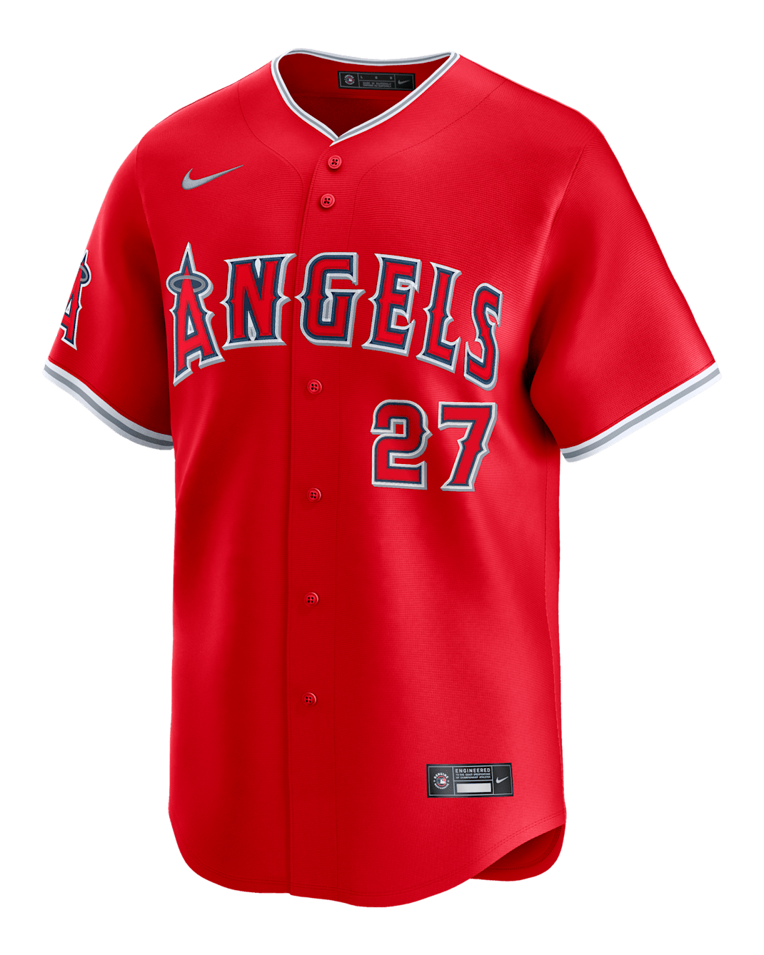Mike Trout Los Angeles Angels Men's Nike Dri-FIT ADV MLB Limited Jersey - Red