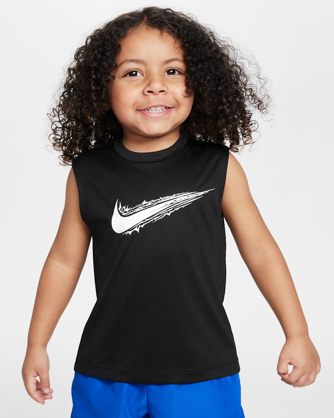 Nike Dri-FIT Toddler Multi Sleeveless Top - Black