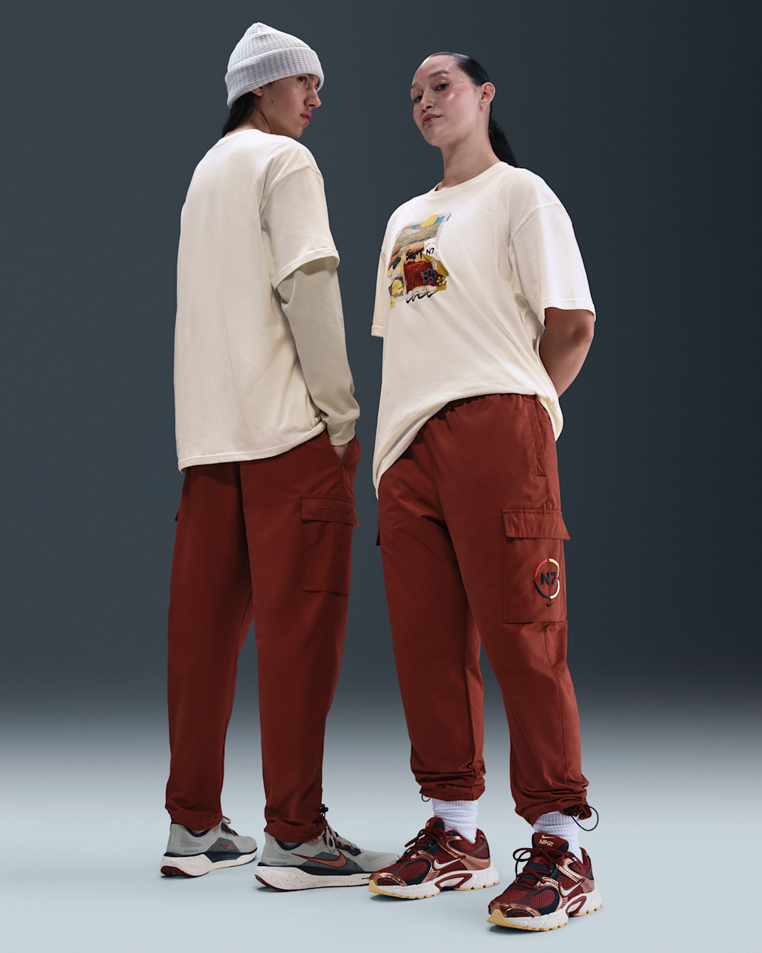 Nike Sportswear N7 Men's Open-Hem Woven Cargo Pants - Mars Stone