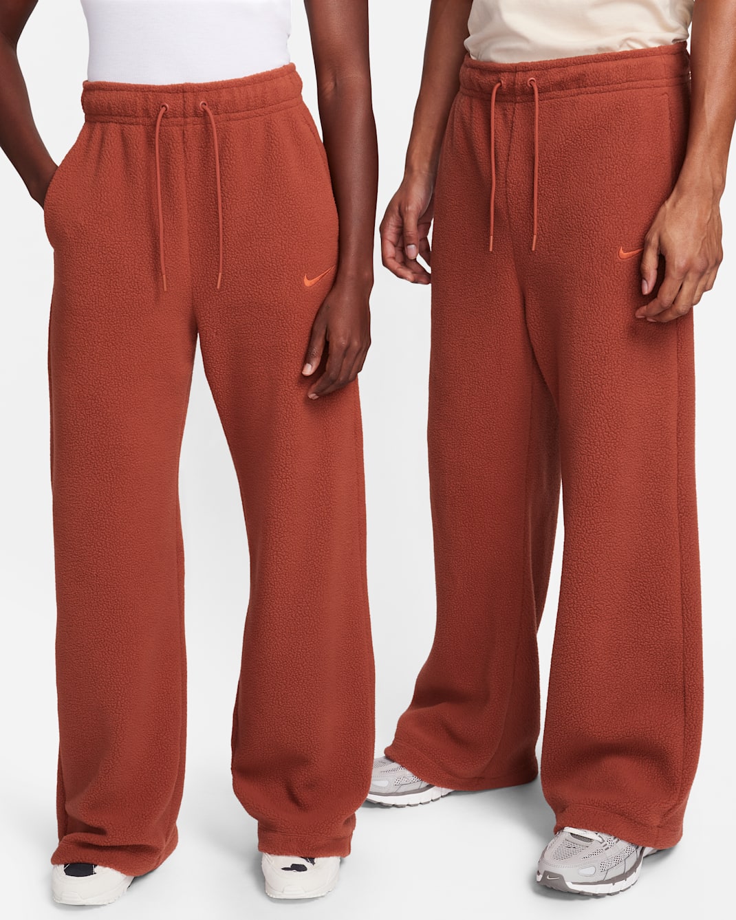Nike Sportswear Plush Women's Pants - Rugged Orange/Rugged Orange
