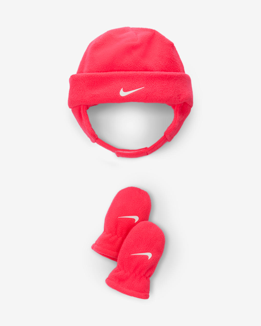 Nike Conjunt de gorra i mitenes - Nadó (12-24 M) - Racer Pink