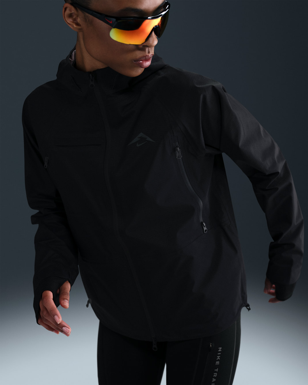 Nike Trail Women's Storm-FIT ADV Running Jacket - Black/Anthracite