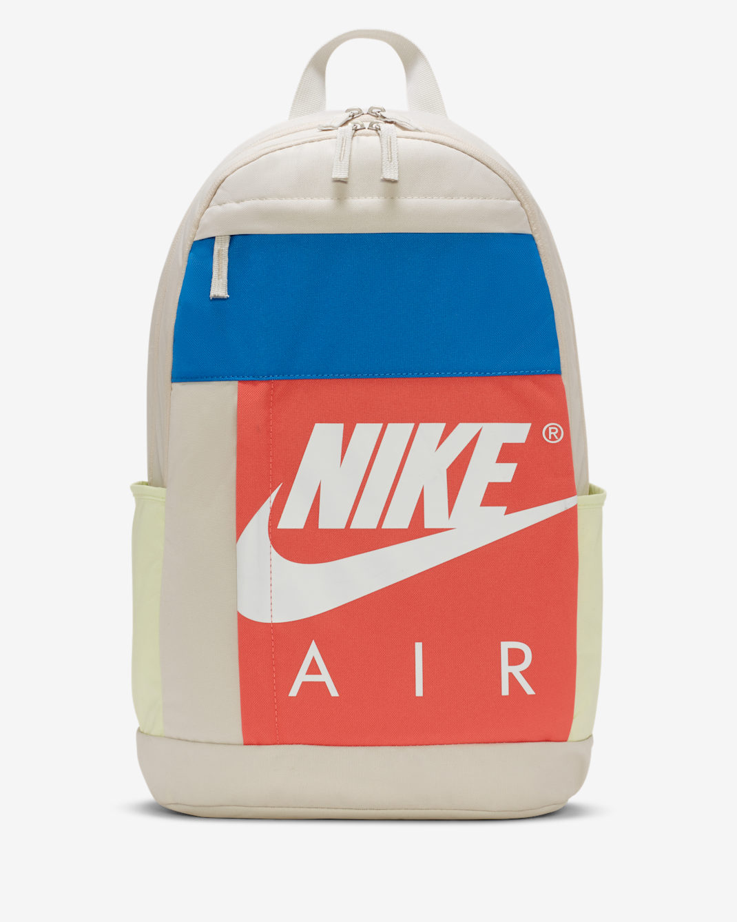 Nike Mochila (21 L) - Light Bone/Magic Ember/Blanco