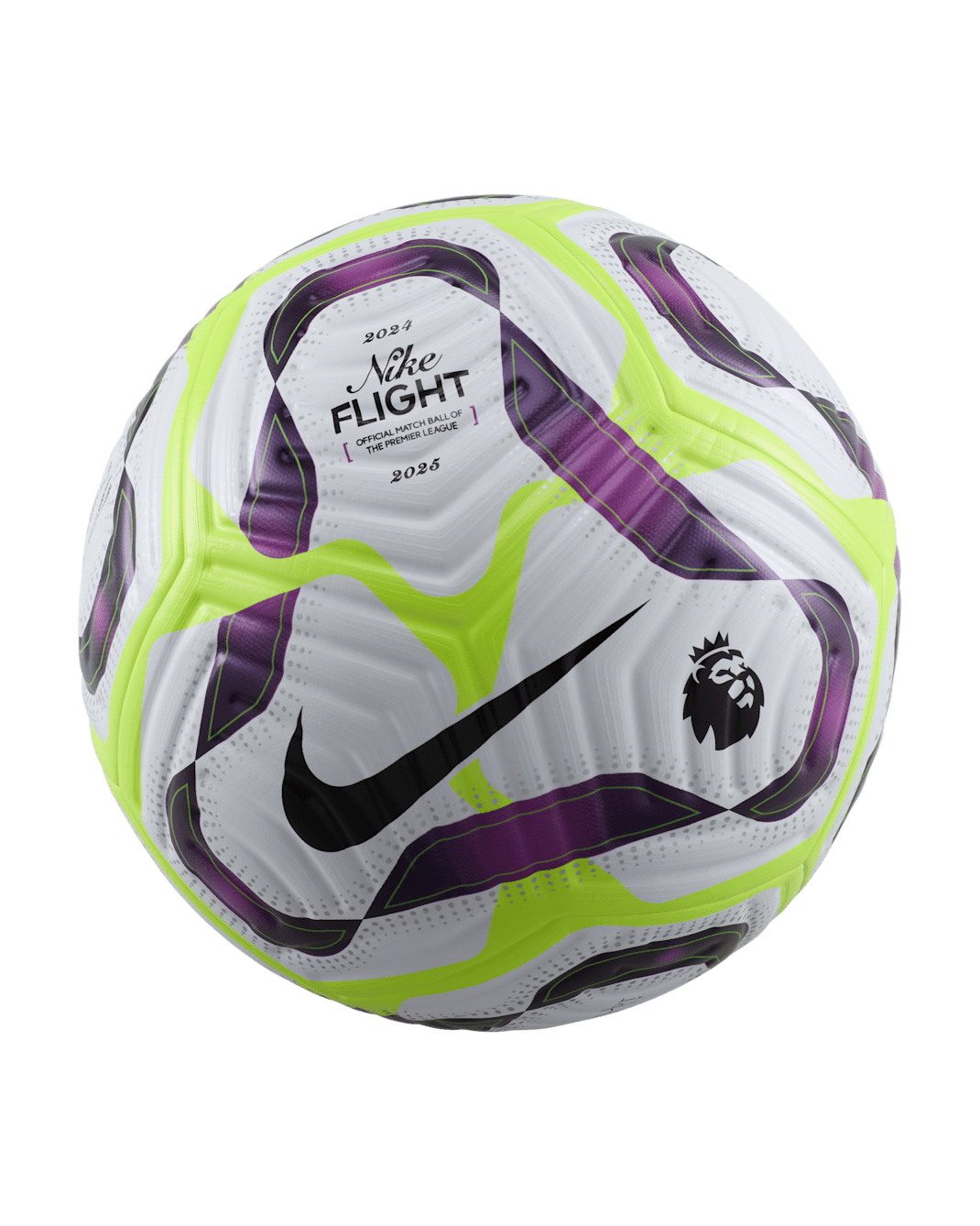 Premier League Flight Nike Soccer Ball - White/Bold Berry/Volt/Black