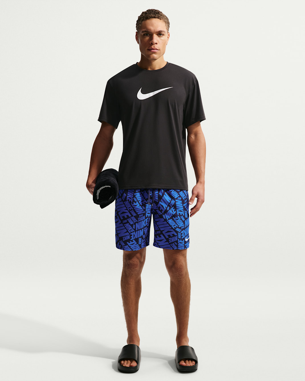 나이키 스윔 브레이커 남성 7인치 브리프 라인드 발리 쇼츠 - 미드나이트 네이비/미드나이트 네이비/미드나이트 네이비/화이트