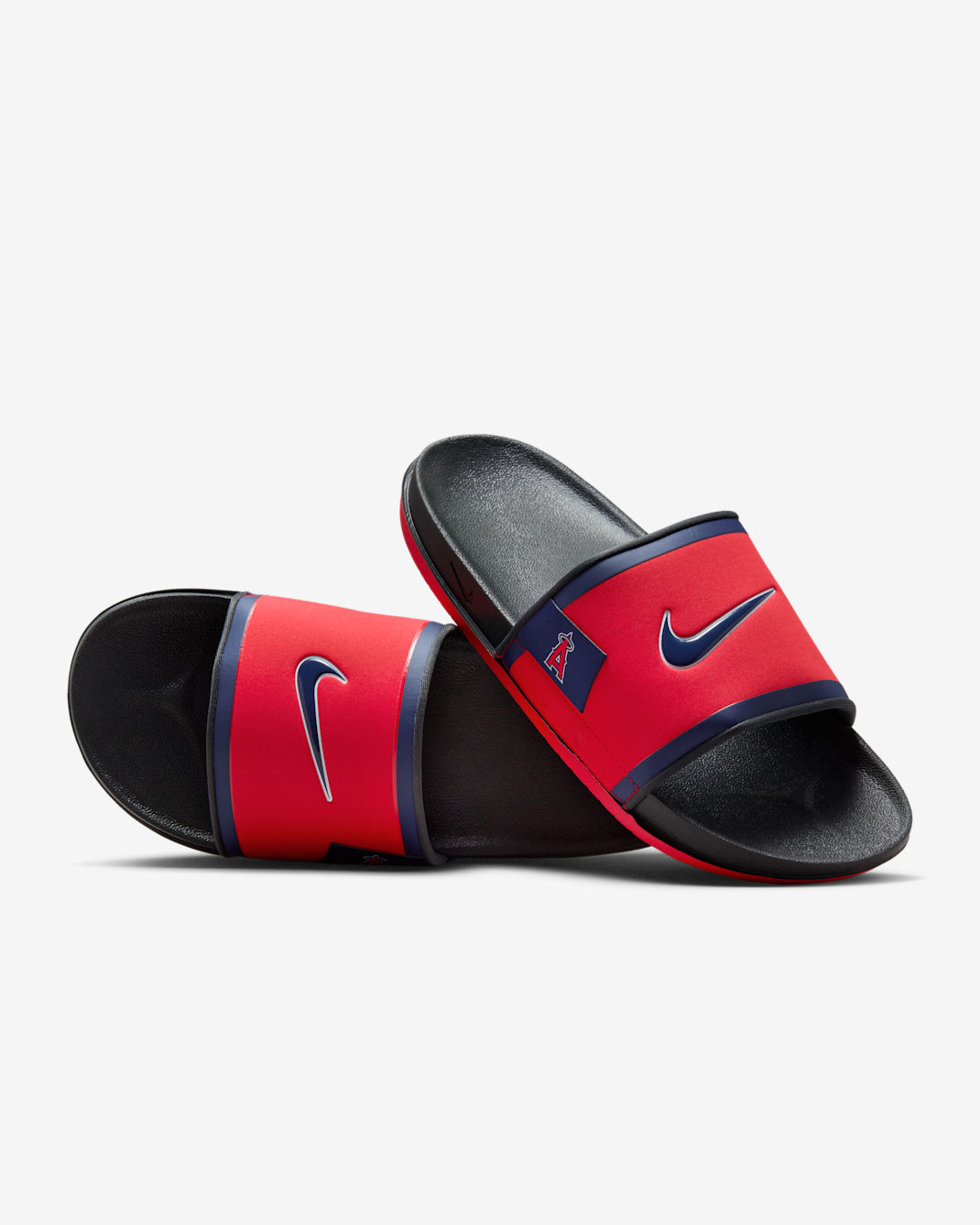 Nike Offcourt (Los Angeles Angels) Offcourt Slides - University Red/Dark Smoke Grey/Midnight Navy
