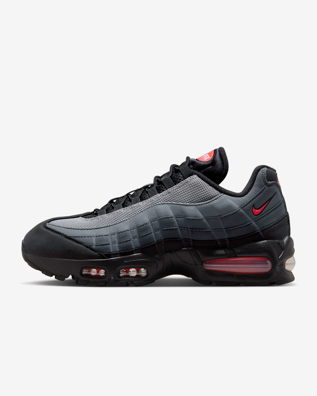 Nike Air Max 95 Big Bubble Men's Shoes - Black/Anthracite/Iron Grey/Bright Crimson