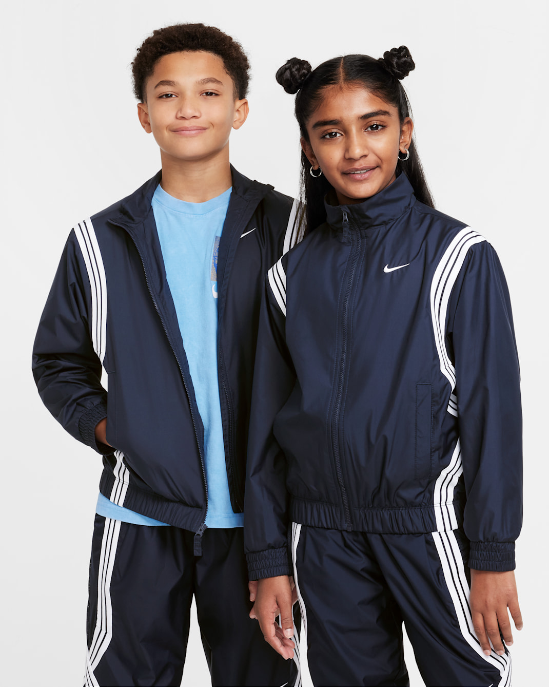 Nike Crossover Big Kids' Repel Basketball Jacket - Obsidian/White