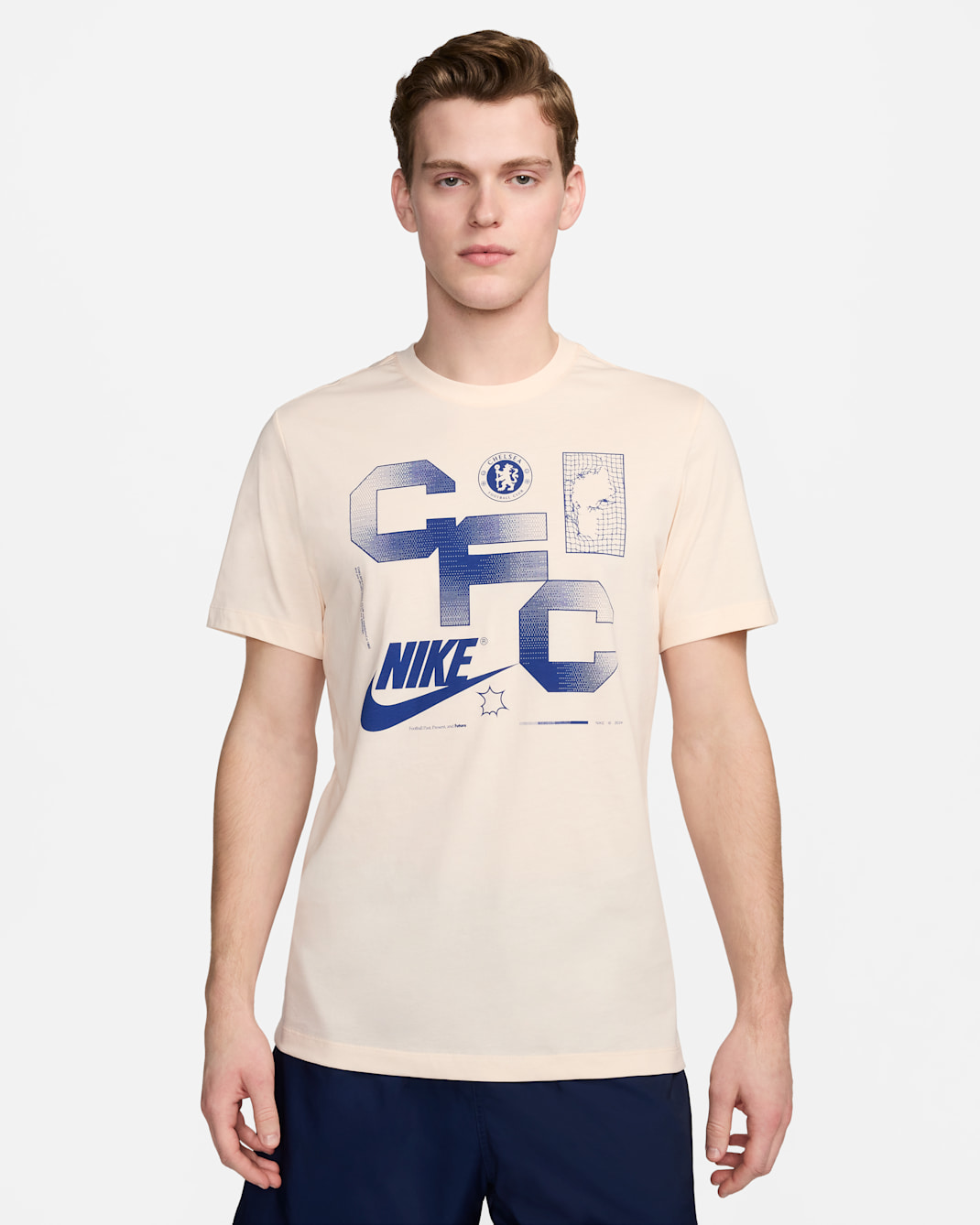 Chelsea FC Men's Nike Soccer T-Shirt - Guava Ice