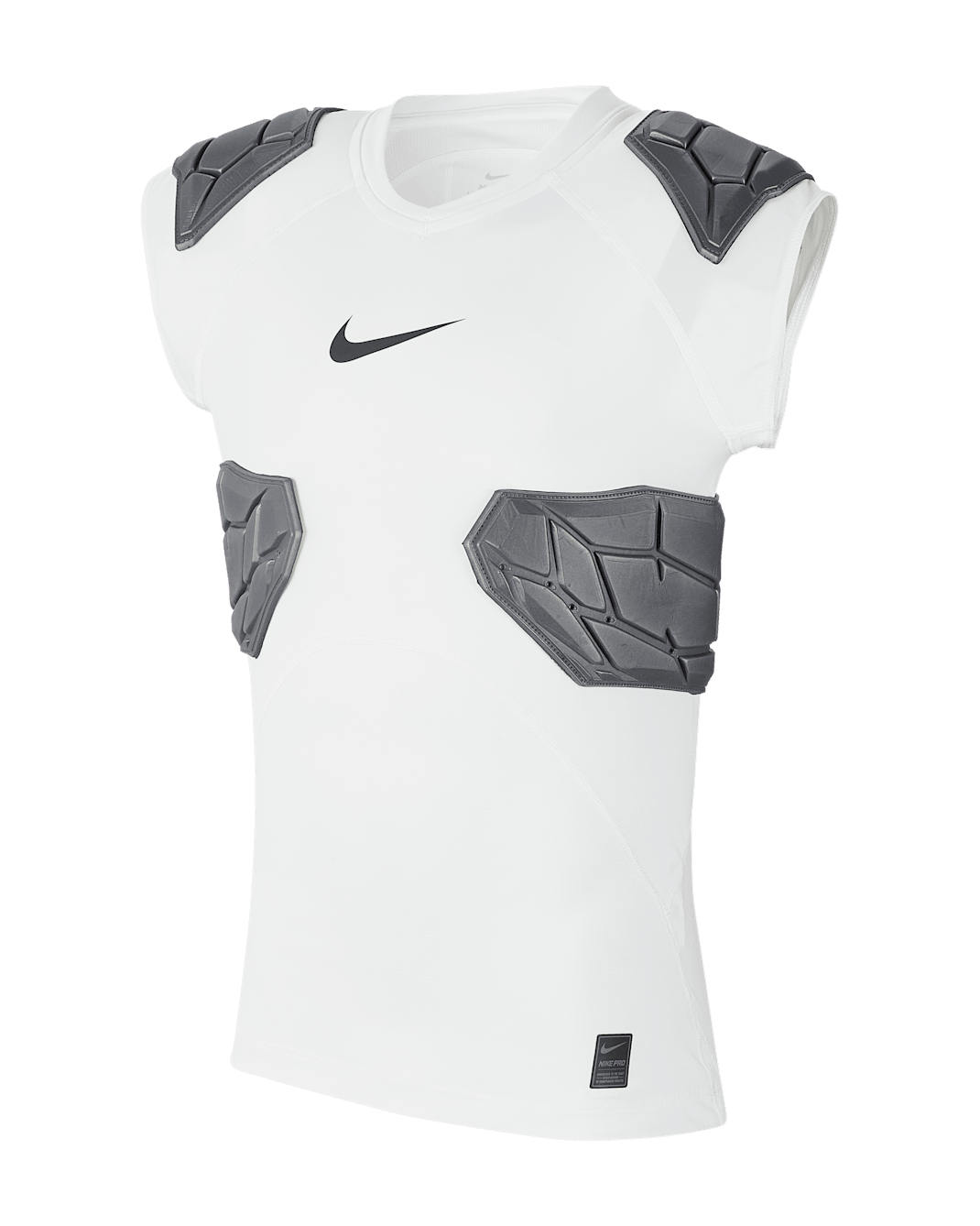 Nike Pro Big Kids' (Boys') HyperStrong Football Top - White/Black