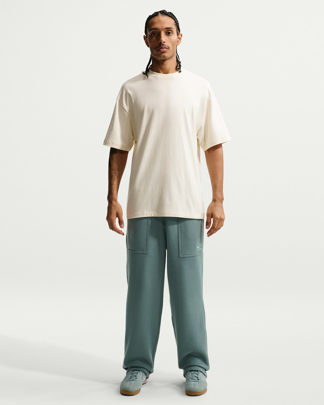 Nike Sportswear Men's Open-Hem Trousers - Mineral Slate
