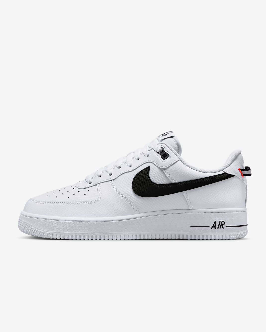 Nike Air Force 1 '07 LV8 Men's Shoes - White/Bright Crimson/Black
