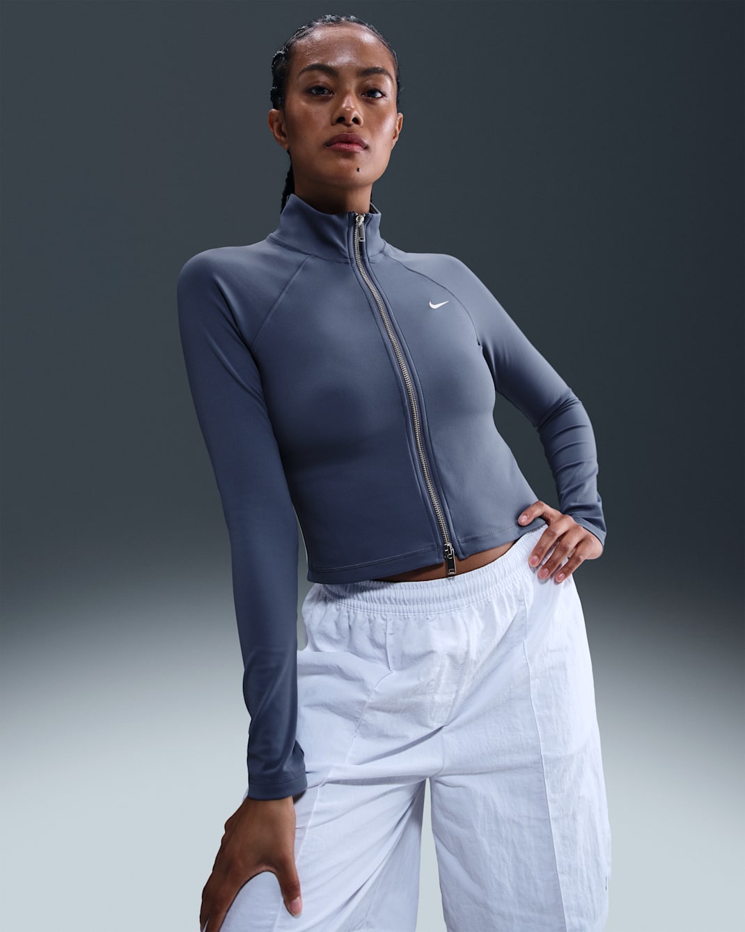 Nike Sportswear Women's Jacket - Slate/Slate/White