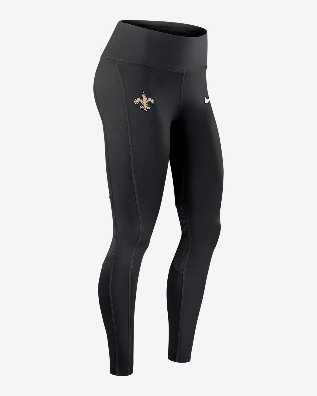 Leggings Nike Dri-FIT de la NFL para mujer New Orleans Saints Epic Fast - Negro