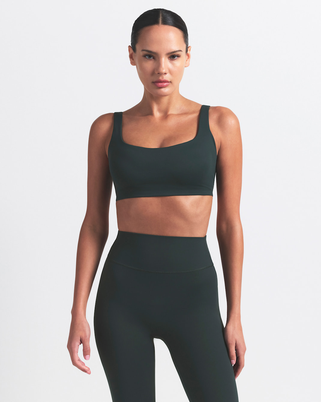 NikeSKIMS Matte Women's Scoop-Neck Bra - NSKM DARK TEAL/NSKM DARK TEAL