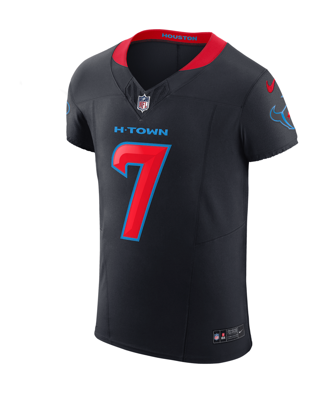 Jersey Nike Dri-FIT de la NFL Elite para hombre C.J. Stroud Houston Texans - Azul marino