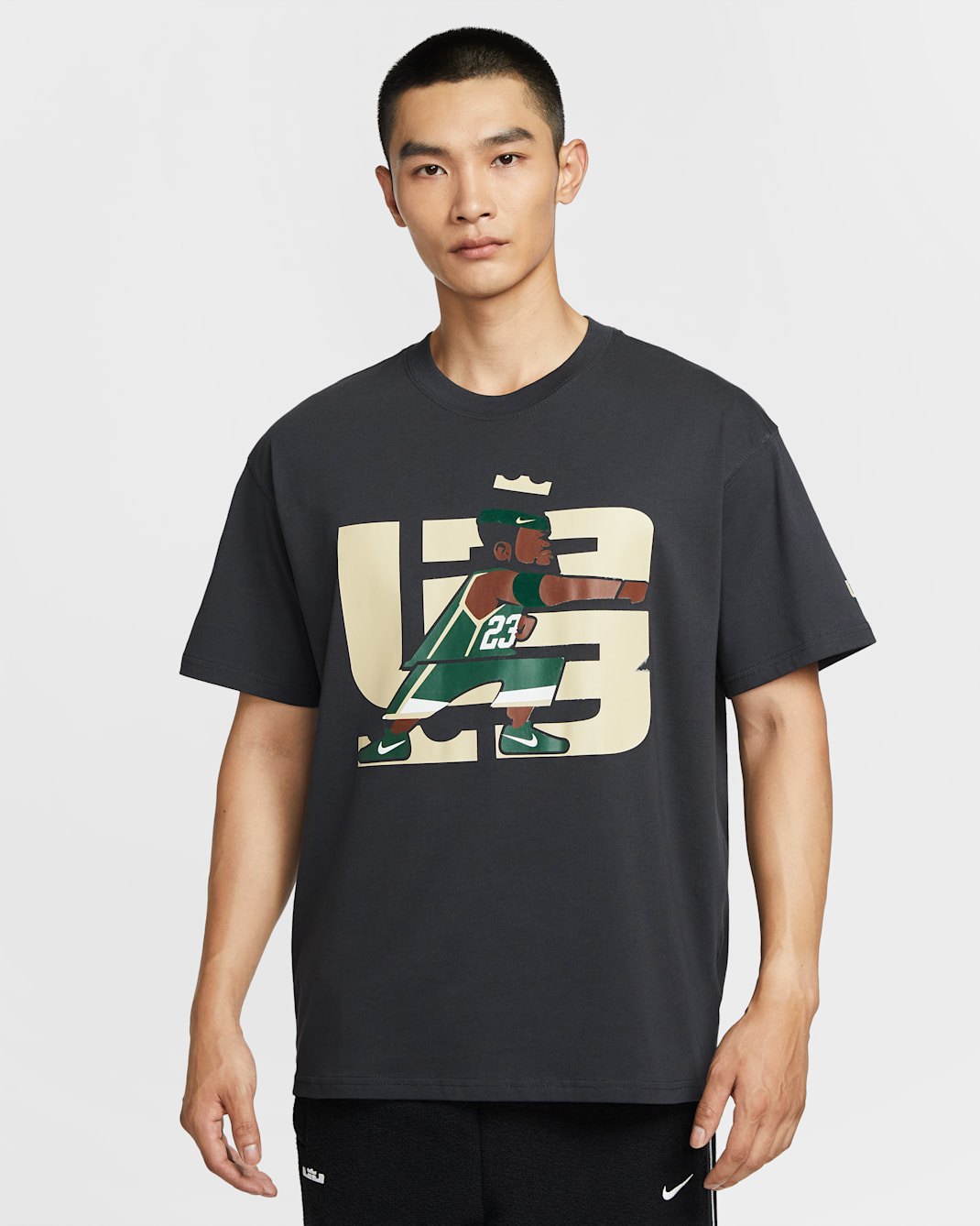 LeBron 'Point Forward' Men's Basketball T-Shirt - Off-Noir