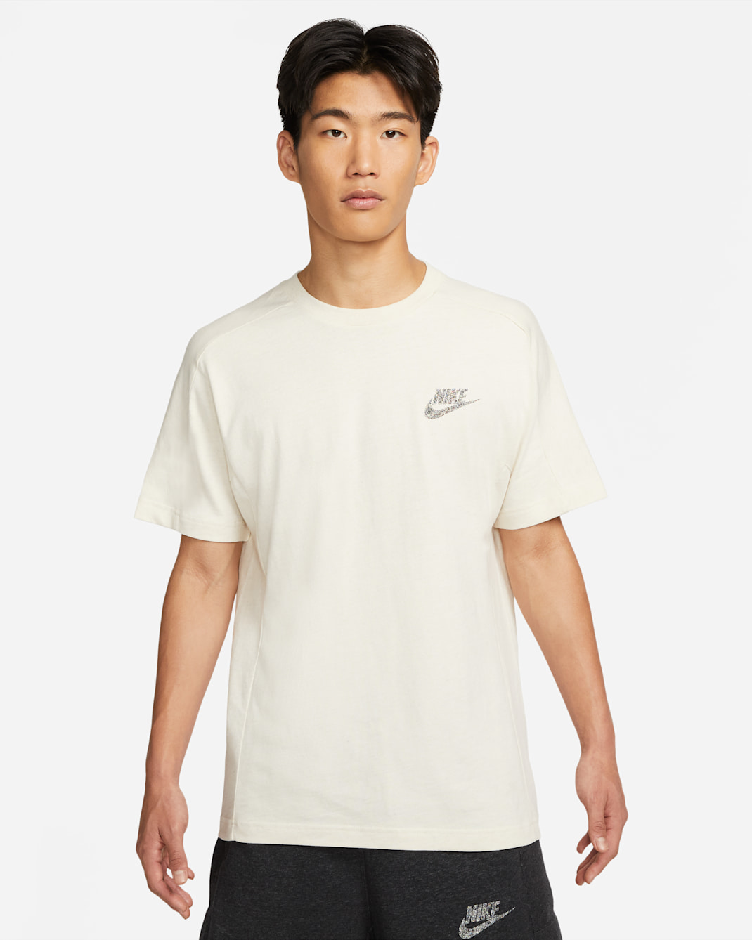 Nike Sportswear Men's Short-Sleeve Top - Coconut Milk/White