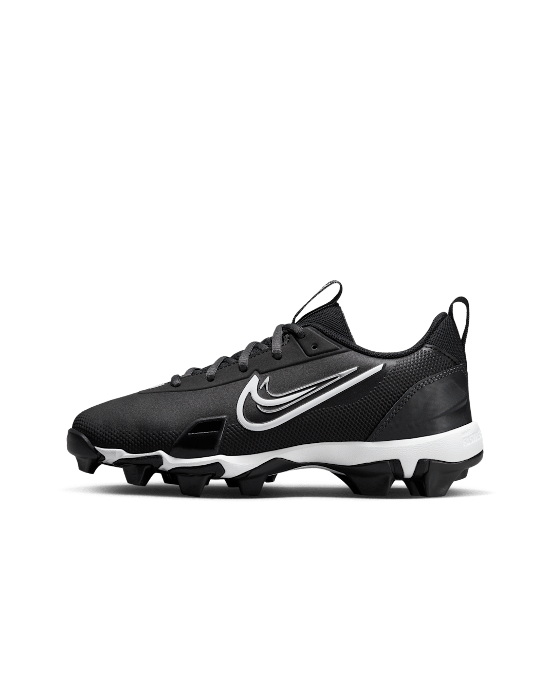 Nike Force Trout 9 Keystone Big Kids' Baseball Cleats - Black/Anthracite/Metallic Silver/White