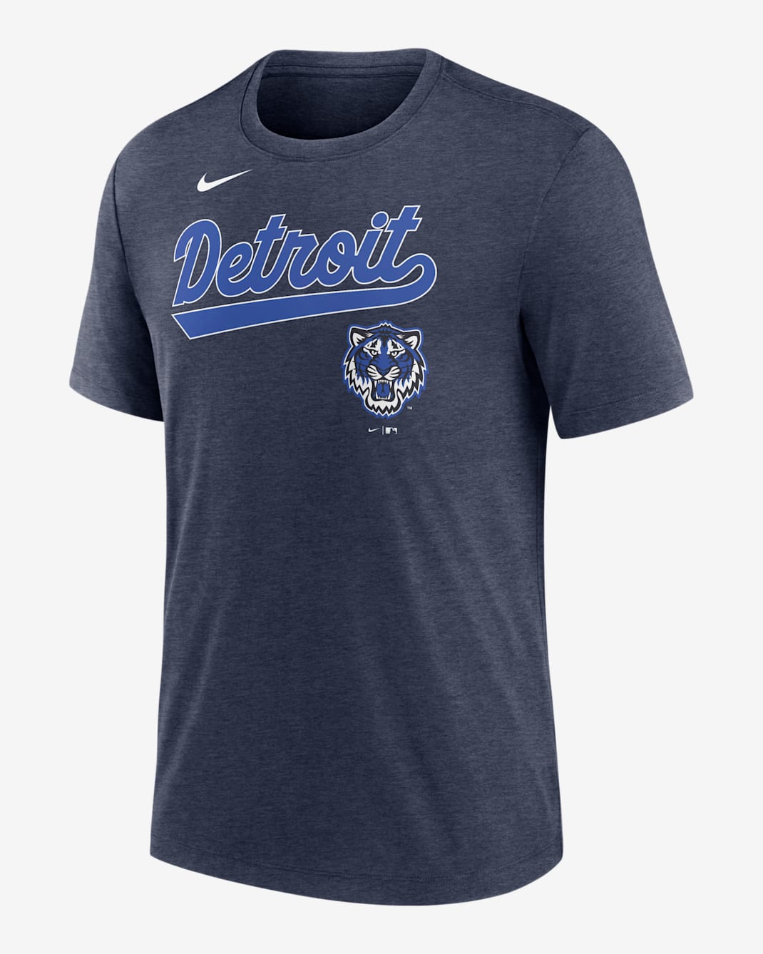 Playera Nike de la MLB para hombre Detroit Tigers City Connect - Azul marino jaspeado
