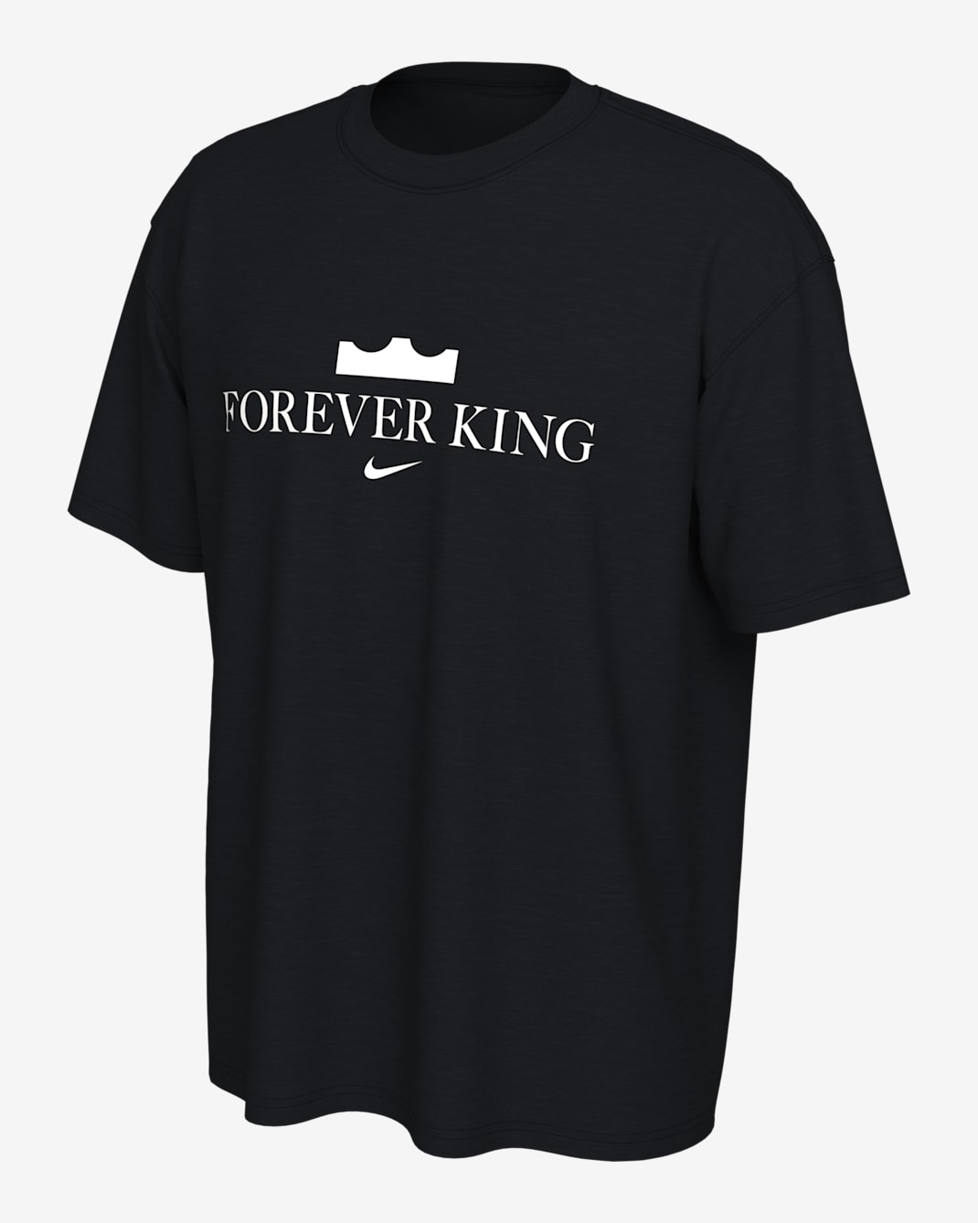 LeBron "Forever King" Nike Basketball T-Shirt - Black