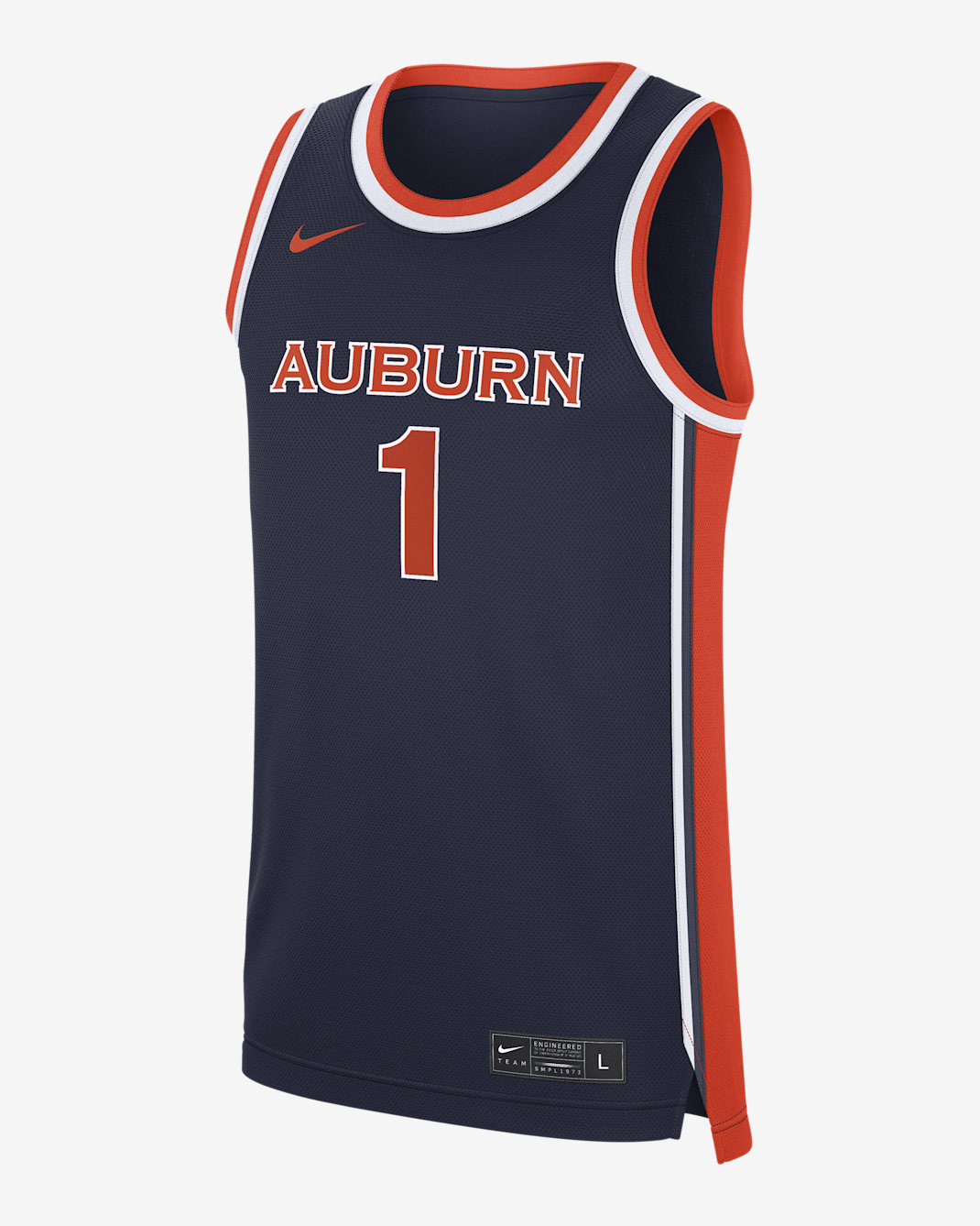 Auburn Replica Men's Nike College Basketball Jersey - Navy