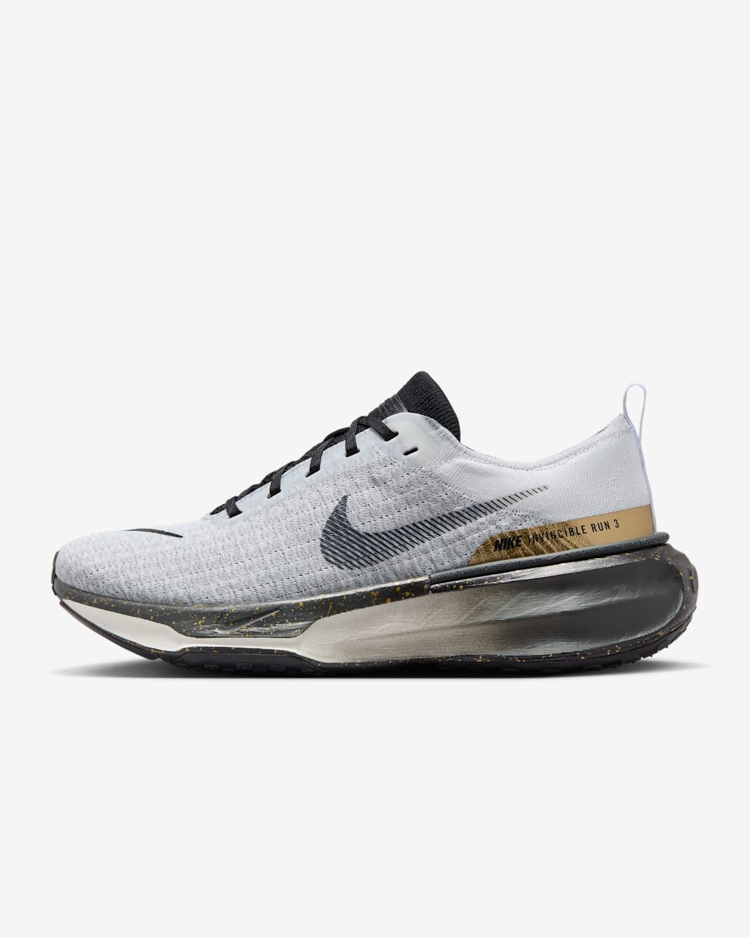 Nike Invincible 3 Men's Road Running Shoes - White/Dark Smoke Grey/Light Smoke Grey/Black