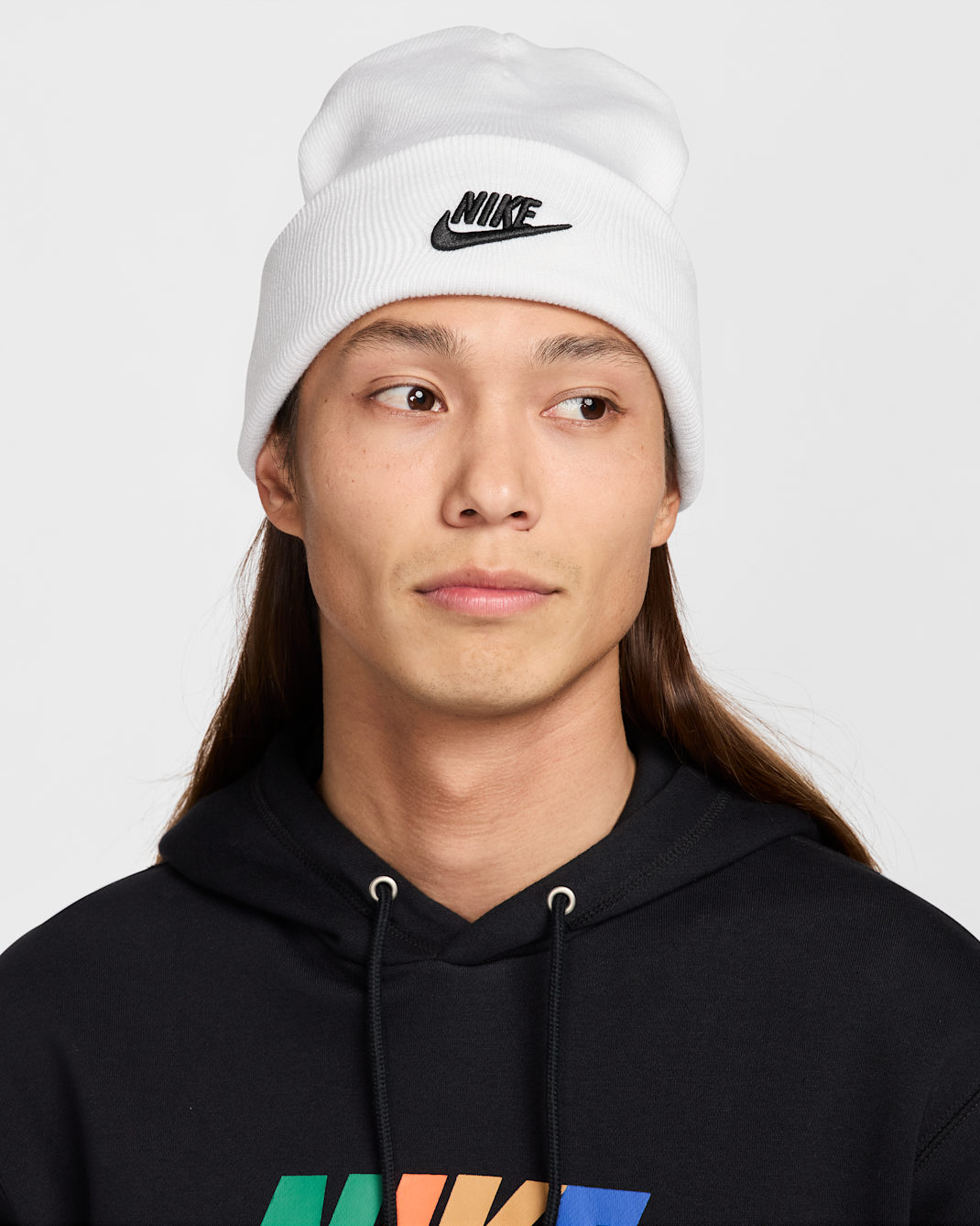 Nike Peak Futura Beanie - White/Black