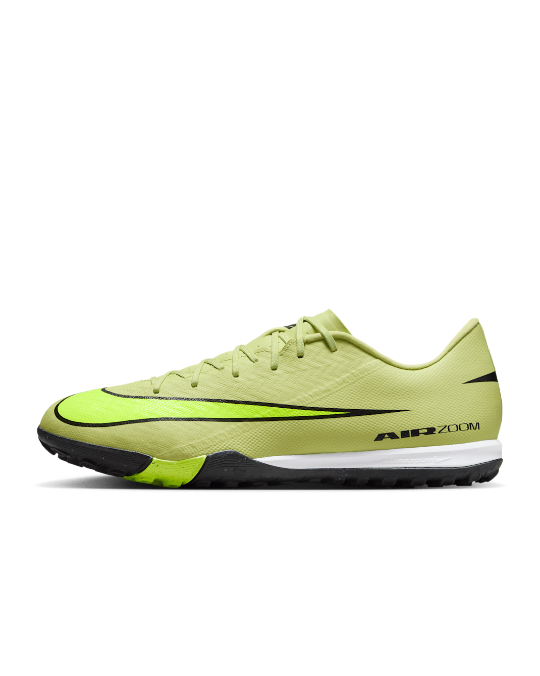 Tacos de fútbol para pasto sintético (turf) de corte low Nike Mercurial Vapor 16 Academy - Luz de calcio/Hipercarmesí/Volt