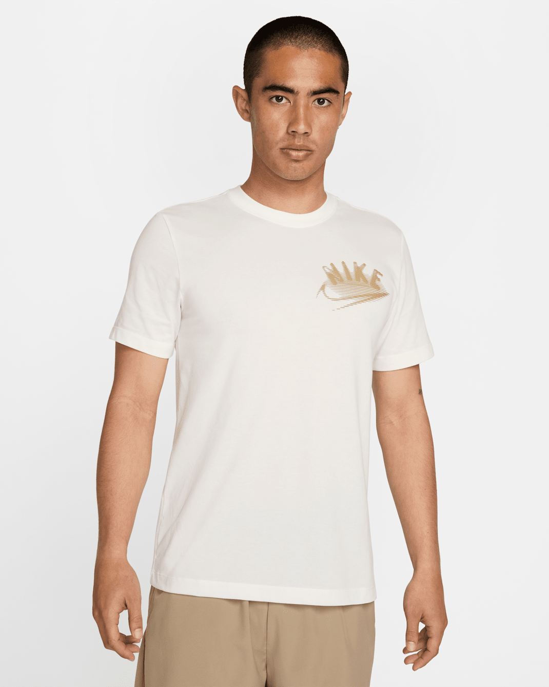 เสื้อยืดฟิตเนสผู้ชาย Dri-FIT Nike - Sail