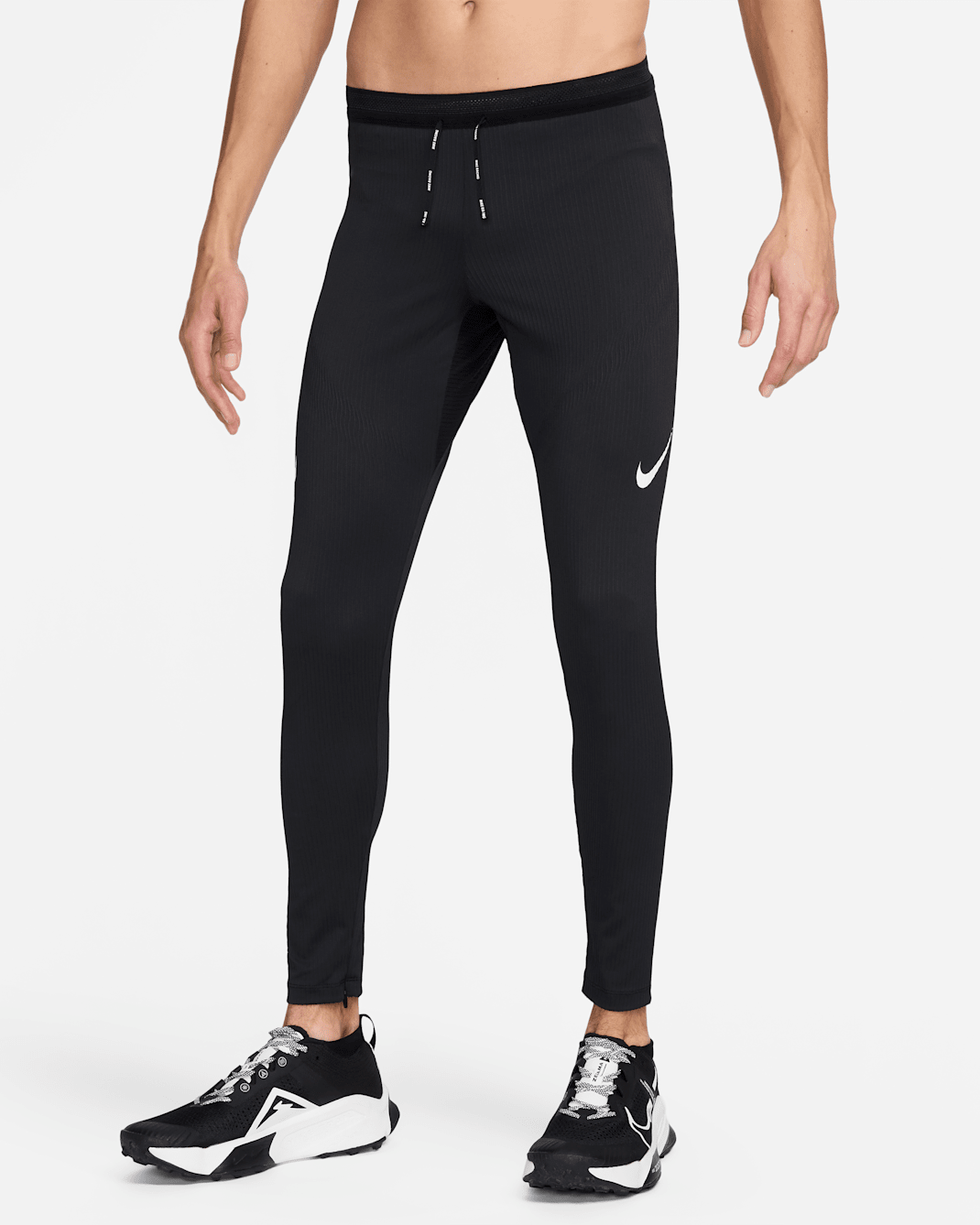 Legging de running Dri-FIT ADV Nike AeroSwift pour homme - Noir/Summit White