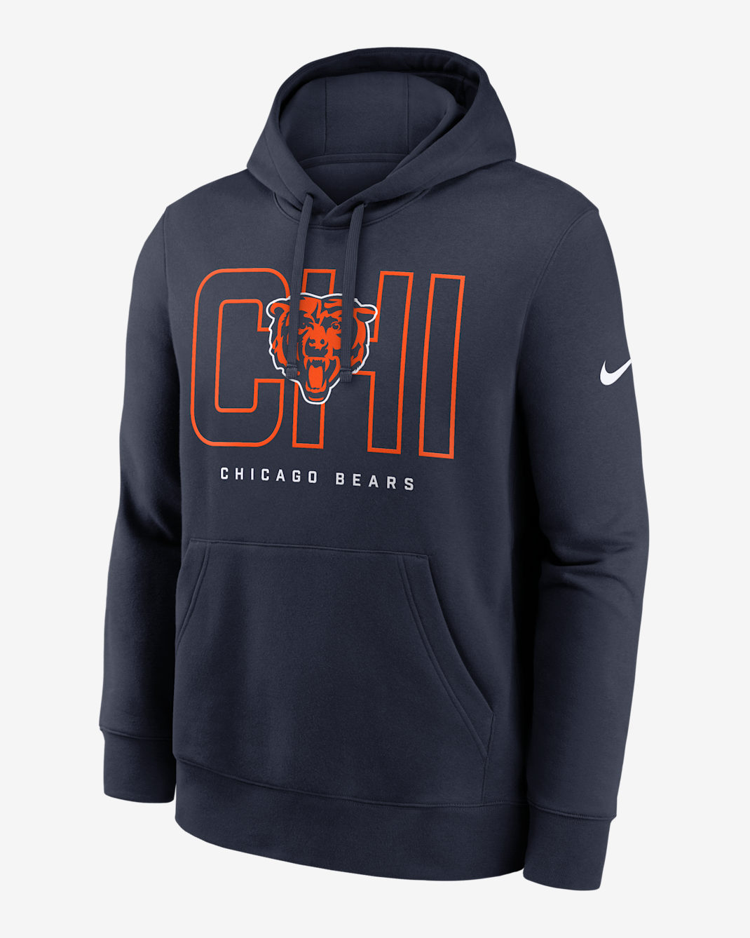 Chicago Bears Busted Play Club Men's Nike NFL Pullover Hoodie - Blue