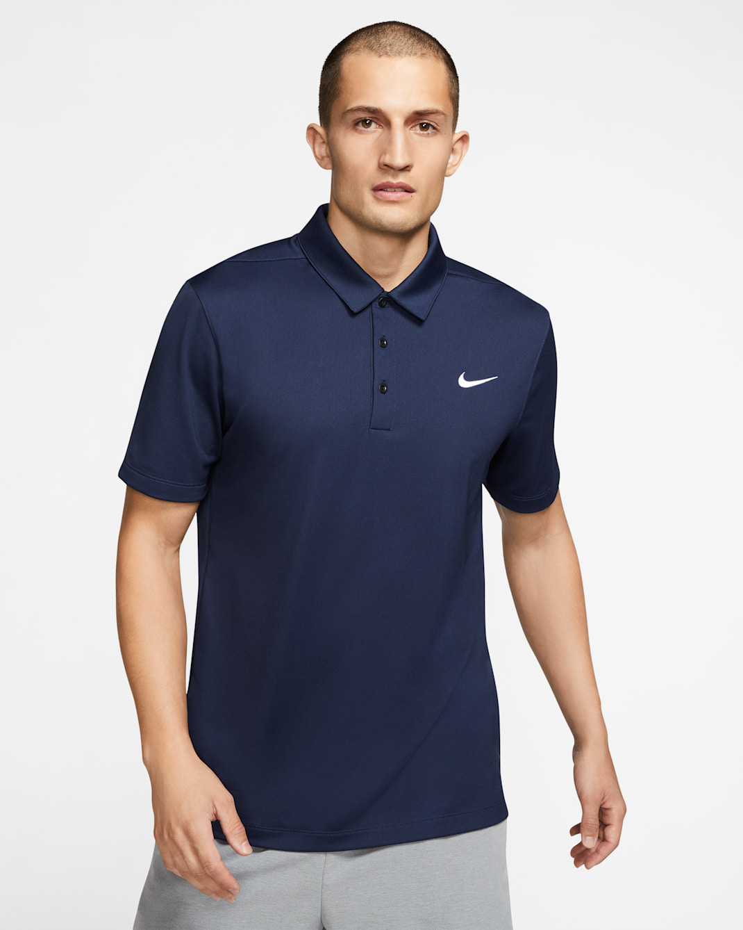Polo de fútbol para hombre Nike - Azul marino universitario/Negro/Blanco