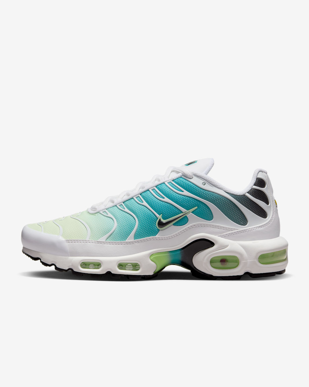 Nike Air Max Plus Women's Shoes - White/Dusty Cactus/Barely Volt/Black
